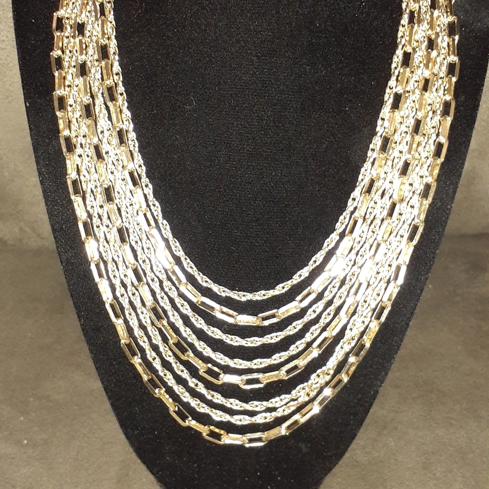 W. Germany 8 Strand Necklace